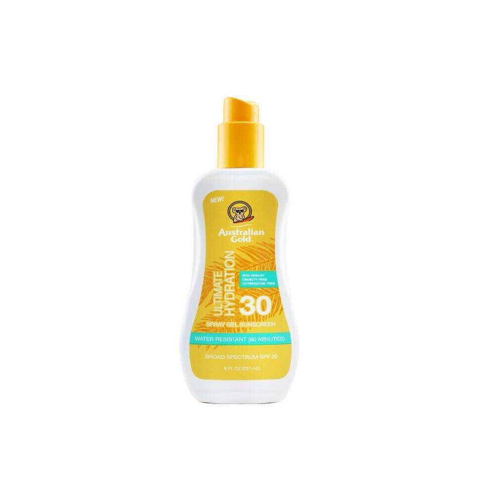 Australian Gold Spray Gel Sunscreen SPF 30 (Ultimate Hydration) 237ml/8oz