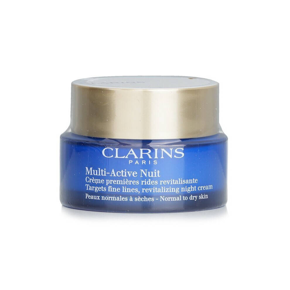 Clarins Multi-Active Night Targets Fine Lines Revitalizing Night Cream - For Normal To Dry Skin 50ml/1.7oz