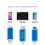 (512GB, red) USB Type C Flash Drive 3 in 1 OTG USB 3.0 2
