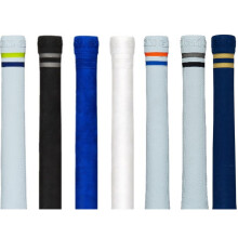 (Full Size, Silver/Black) 12x Gunn & Moore Bat Grip Pro Lite Premium Quality Soft Rubber Cricket Handle