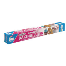 Baking Paper Roll Non Stick Oven Baking Tray Cake Tin 8M x 37cm