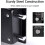 Digital Security Safety Box Keypad Lock Steel Electronic Safe Boxes with Keys 6