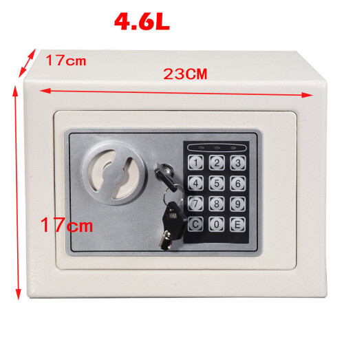 Digital Security Safety Box Keypad Lock Steel Electronic Safe Boxes with Keys 1