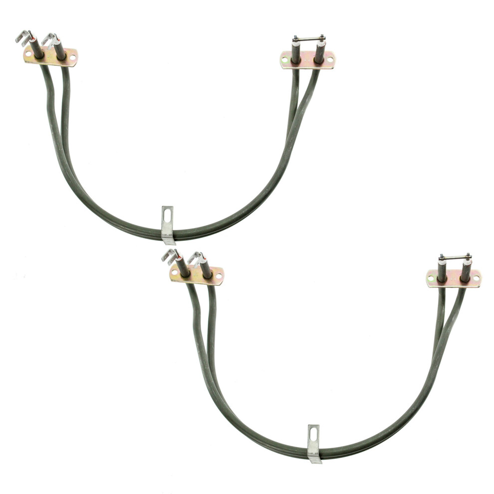 Spares2go Heating Element For Bosch Neff Siemens Fan Oven Cooker (1700W, Pack Of 2)