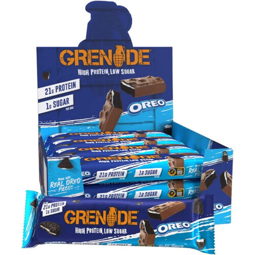 Grenade Grenade High Protein, Low Sugar Bar, 12 x 60g - Oreo