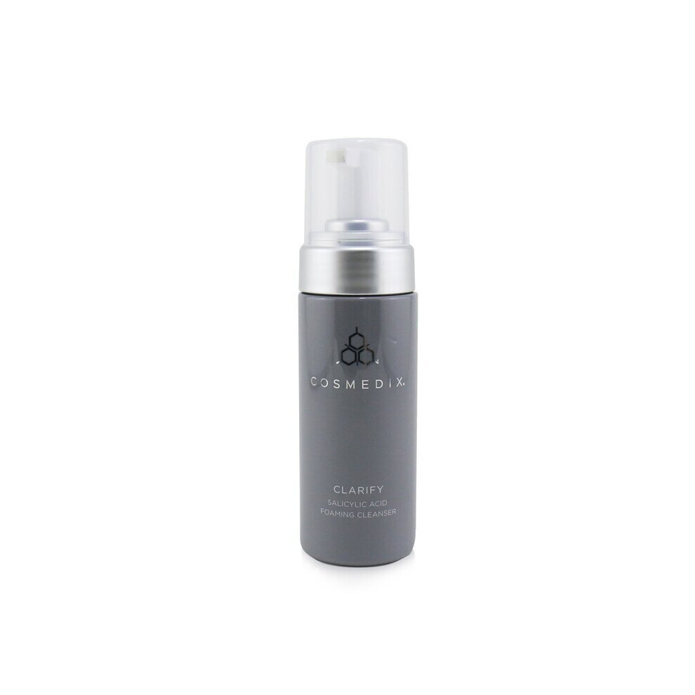 Cosmedix Clarify Salicylic Acid Foaming Cleanser (145Ml/5Oz) — Gentle, Alcohol- And Sulfate-Free Purifying Cleanser For Clearer, Refreshed Skin