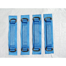Vehicle Recovery Alloy Wheel Straps 12" X4 (Oval Links Car Tie Down)