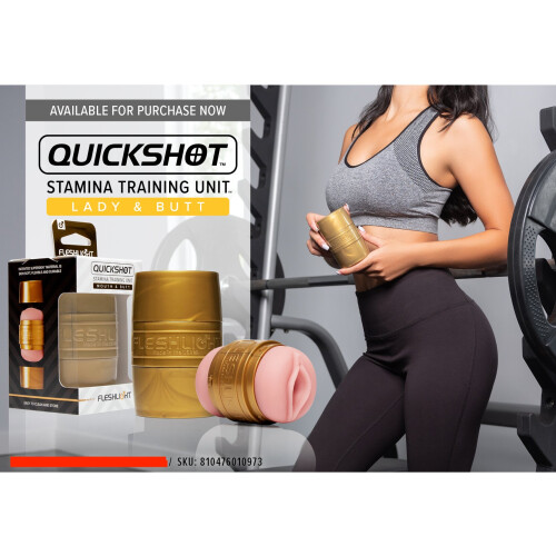 Fleshlight Fleshlight Quickshot Stamina Training Unit Lady & Butt Masturbator | Stroker