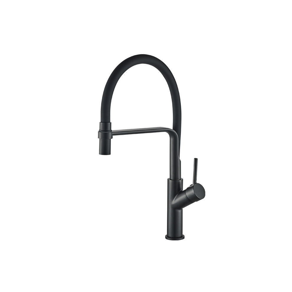 (Black) Kitchen Taps Pull Out Filter Sink Mixer Tap Drinking Purifier Water Tap Brass 360 Degree Silicone Swivel Spout 8804717539790