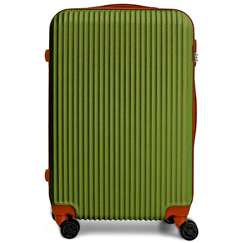 (OLIVE GREEN) Hard Shell Suitcase Large 28'' Luggage Trolley on OnBuy