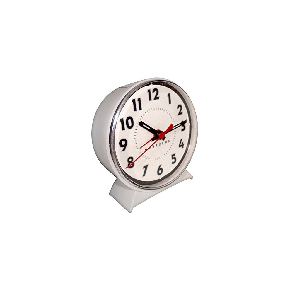 Nyl Holdings Westclox Keywound White Alarm Clock