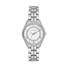 Michael Kors Womens Lauryn Stainless Steel Quartz Stainless-Steel Strap, Silver, 16 Casual Watch (Model: MK3900)