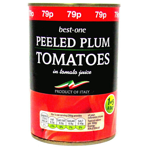 Bestone Plum Tomatoes 400g (Pack of 12) 1