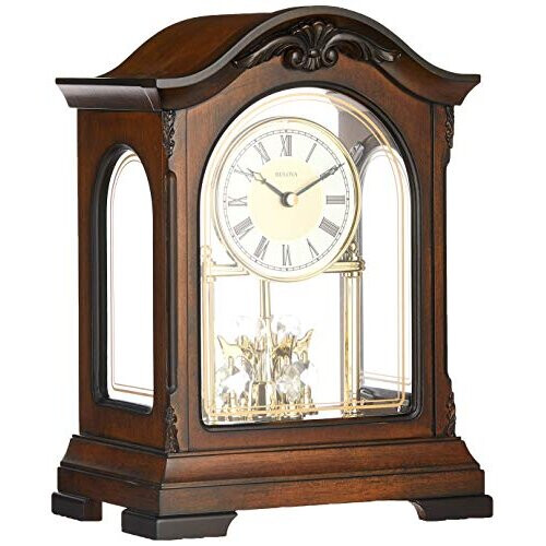 Bulova B1845 Durant Chiming Clock, Walnut On OnBuy