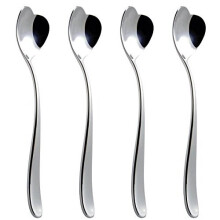 Alessi, Set 4 Biglove Ice Cream Spoons, Set Of 4, One size, Silver