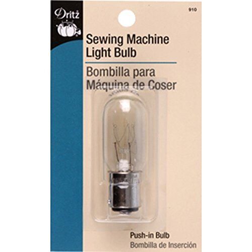 Dritz 81297 Lampadina per Macchina da Cucire, Base Push-In