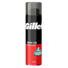 Gillette Classic Shave Gel with Org.Scent 200ml (Pack of 6)