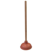 Pwwdada Supply Guru Heavy Duty Force Cup Rubber Toilet stemplet med et langt tr?h?ndtag til at fikse tilstoppede toiletter og afl?b (18 """" 1) (or