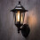 Litecraft Neri Black Outdoor Light With Sensor 2
