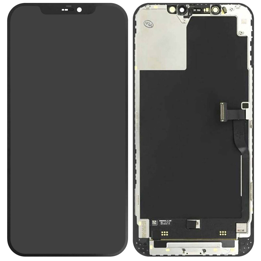 Complete Iphone 12 Pro Max Block Lcd Screen Tactile Digitizer Compatible Black 3662427700931