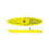 (Yellow 2.7M Sit On Single Extra Storage) Single and Double Kayaks with Paddle 1
