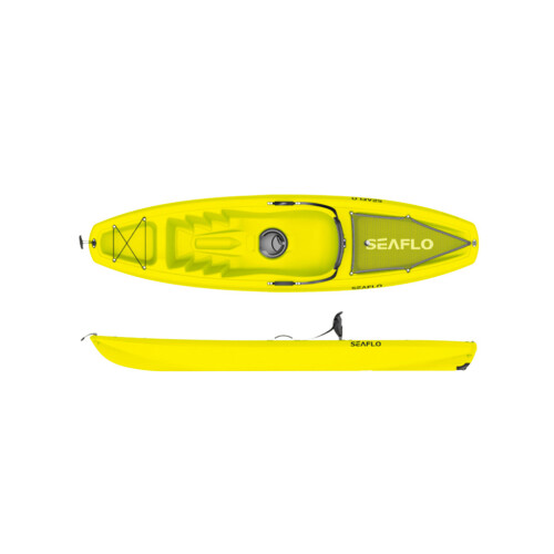 (Yellow 2.7M Sit On Single Extra Storage) Single and Double Kayaks with Paddle