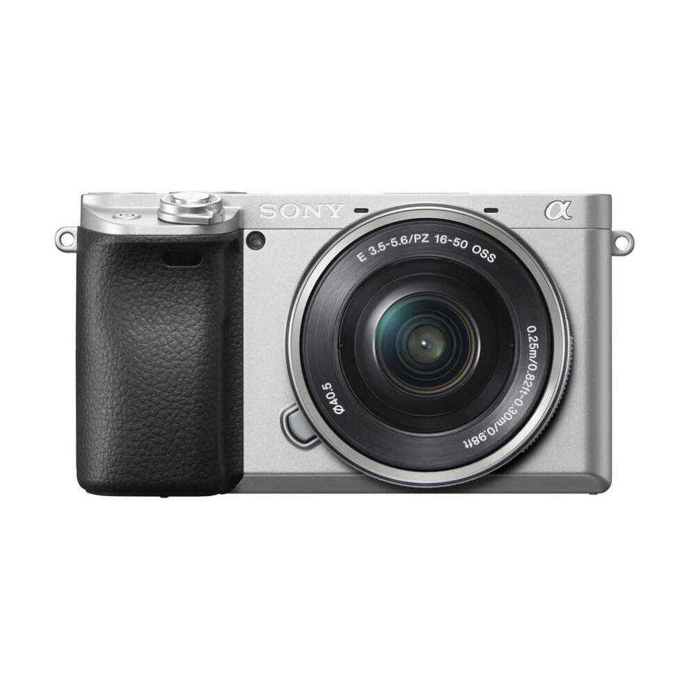 Sony a6400L Mirrorless Camera with 16-50mm Lens - Silver