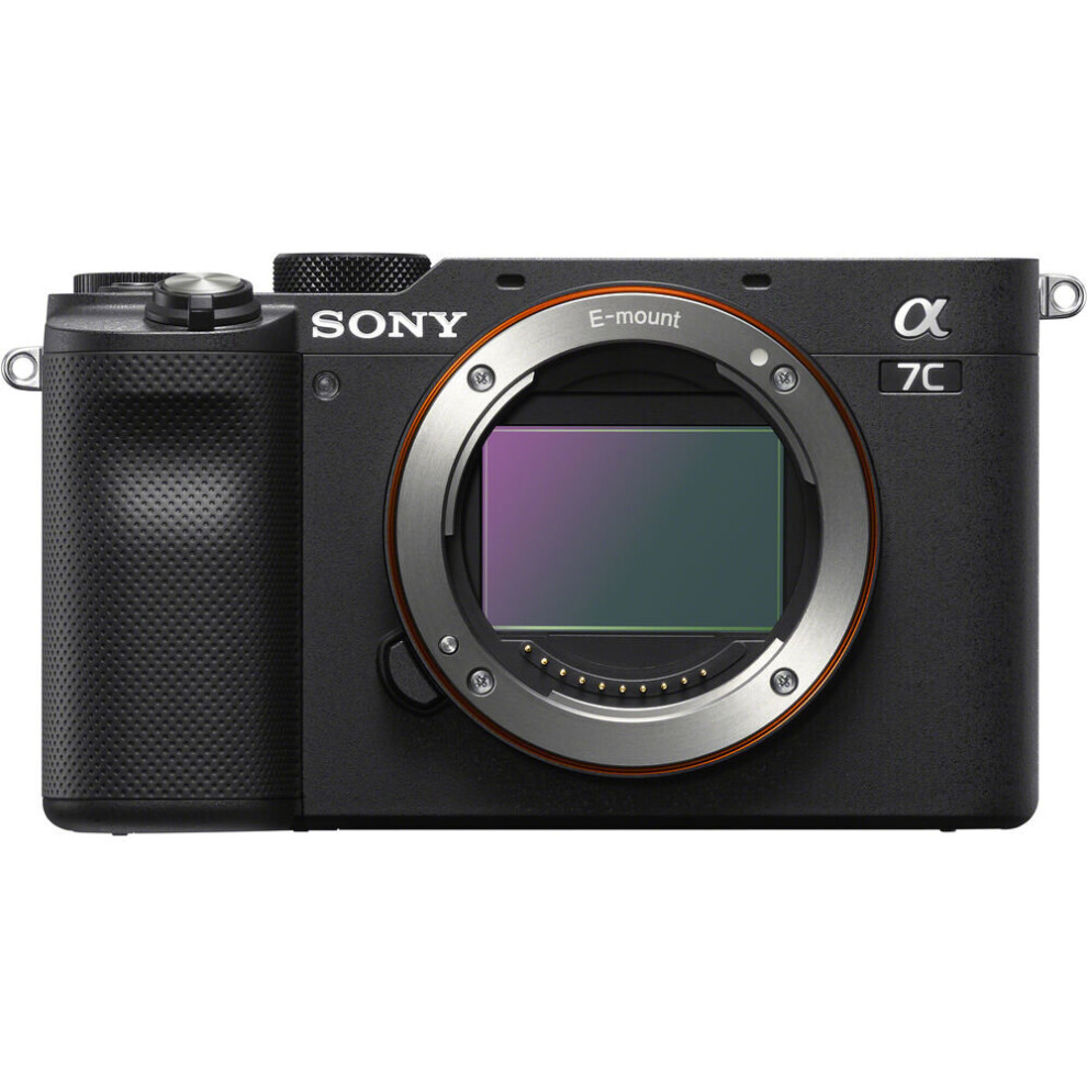 Sony a7C - Appareil photo sans miroir plein cadre 24,2 MP, 4K30p, AF hybride 693 pts, EVF OLED, IBIS 5 axes, compact noir