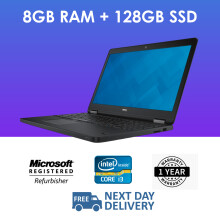 Generic INTEL CORE i3 WINDOWS 10 8GB RAM 128GB SSD WI-FI LAPTOP - Refurbished