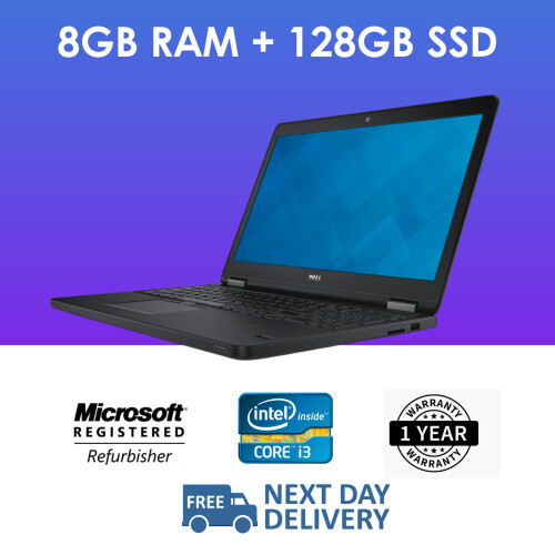 Refurbished Generic INTEL CORE i3 WINDOWS 10 8GB RAM 128GB SSD WI-FI LAPTOP