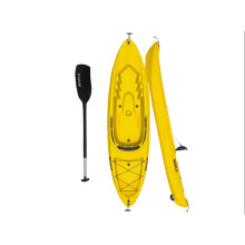 (Yellow 2.7M Sit On Single) Single and Double Kayaks with Paddle