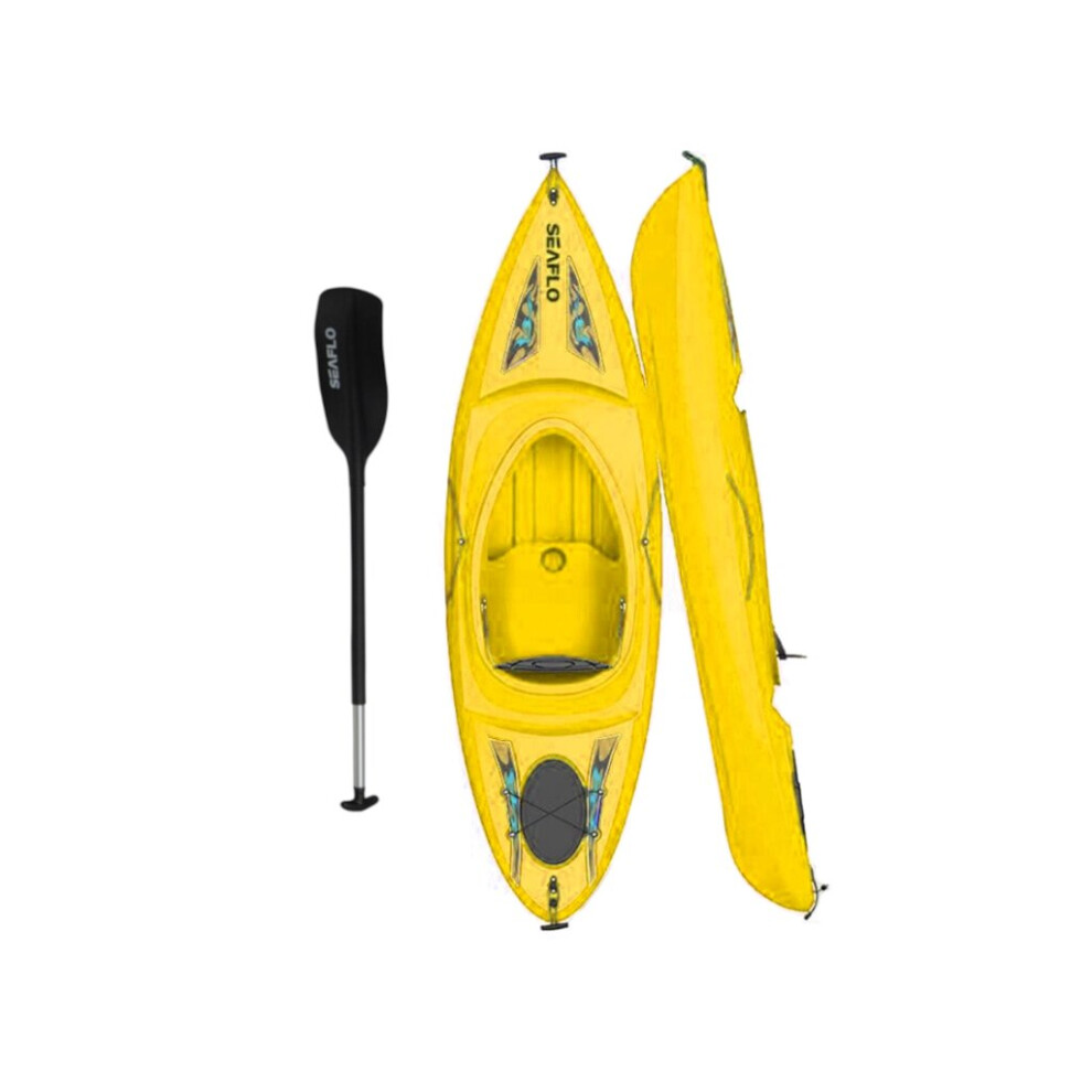 (Yellow 2.7M Sit In) Single and Double Kayaks with Paddle
