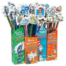 Raymond Geddes 66865 Dr. Seuss Nummer 2 Bleistifte mit riesigen Radiergummis (36 Stck)
