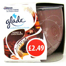 Glade Candle Honey & Chocolate 129g (Pack of 6)