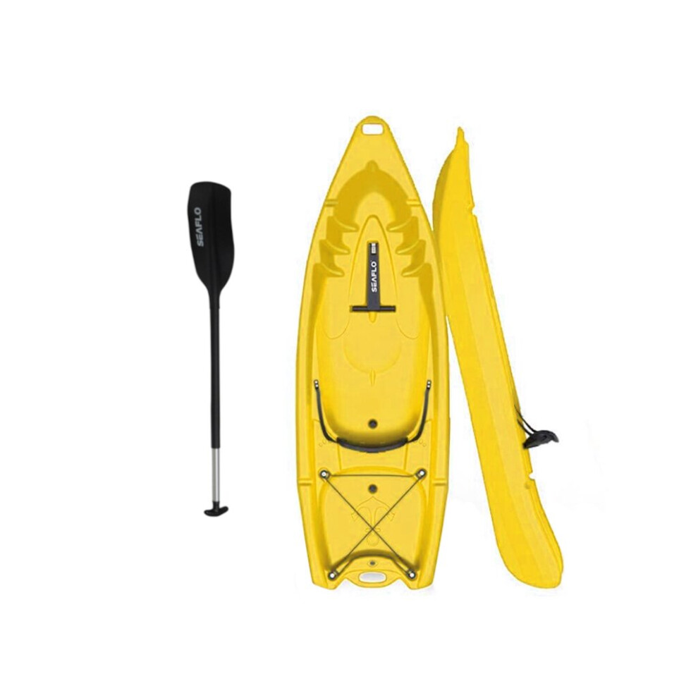 (Yellow 2.4M Sit On Double) Single and Double Kayaks with Paddle