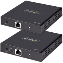 Startech analoge videoprolongator 4k - 4k 60hz - Zwart - 70m - RJ-45 - Gepantserd