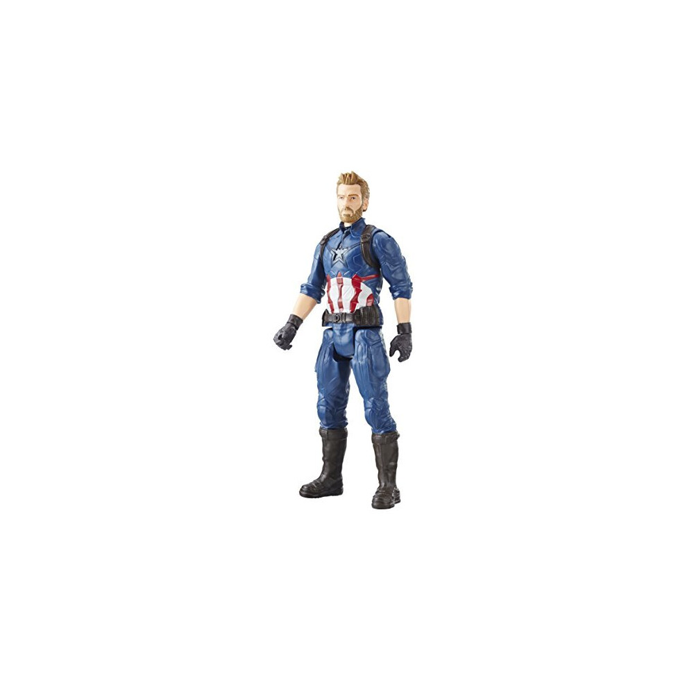 Marvel Infinity War Titan Hero Series Captain America with Titan Hero Power FX Port