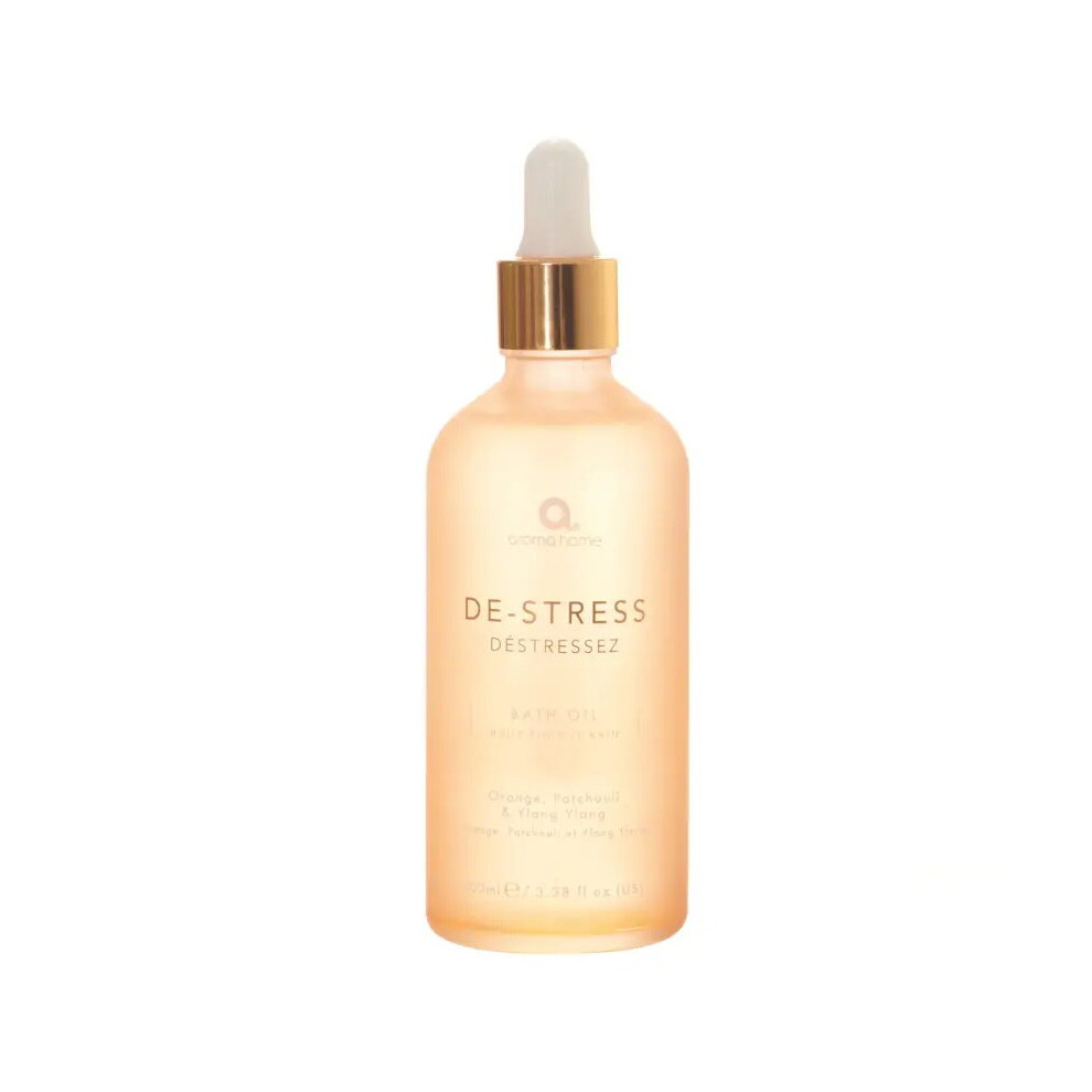 Aroma Home Orange De-Stress Bath Oil Patchouli & Ylang Ylang Fragranced Gift