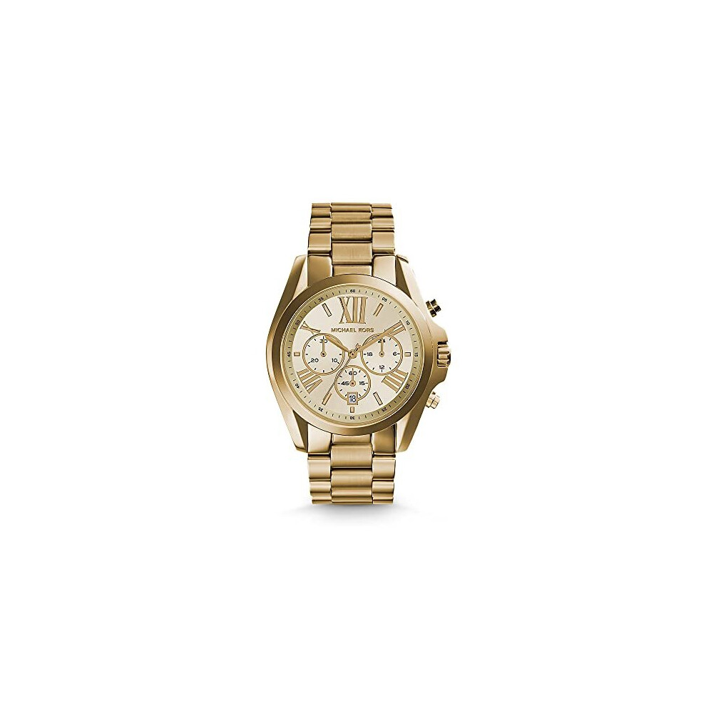 Michael Kors Womens Bradshaw Gold-Tone Watch MK5605