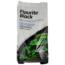 Seachem Flourite Black Clay Gravel - Stable Porous Natural Planted Aquarium Substrate 15.4 lbs