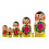 BestPysanky Ensemble de 7 Poupées Russes en Bois 7 Pouces 4