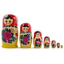 BestPysanky Ensemble de 7 Poupées Russes en Bois 7 Pouces