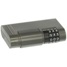 KIDDE SAFETY 001844 Locking Magnetic Key Case, Resettable Combination, Foam Insert, Strong Magnet, Charcoal Gray (Stor-A-Key)