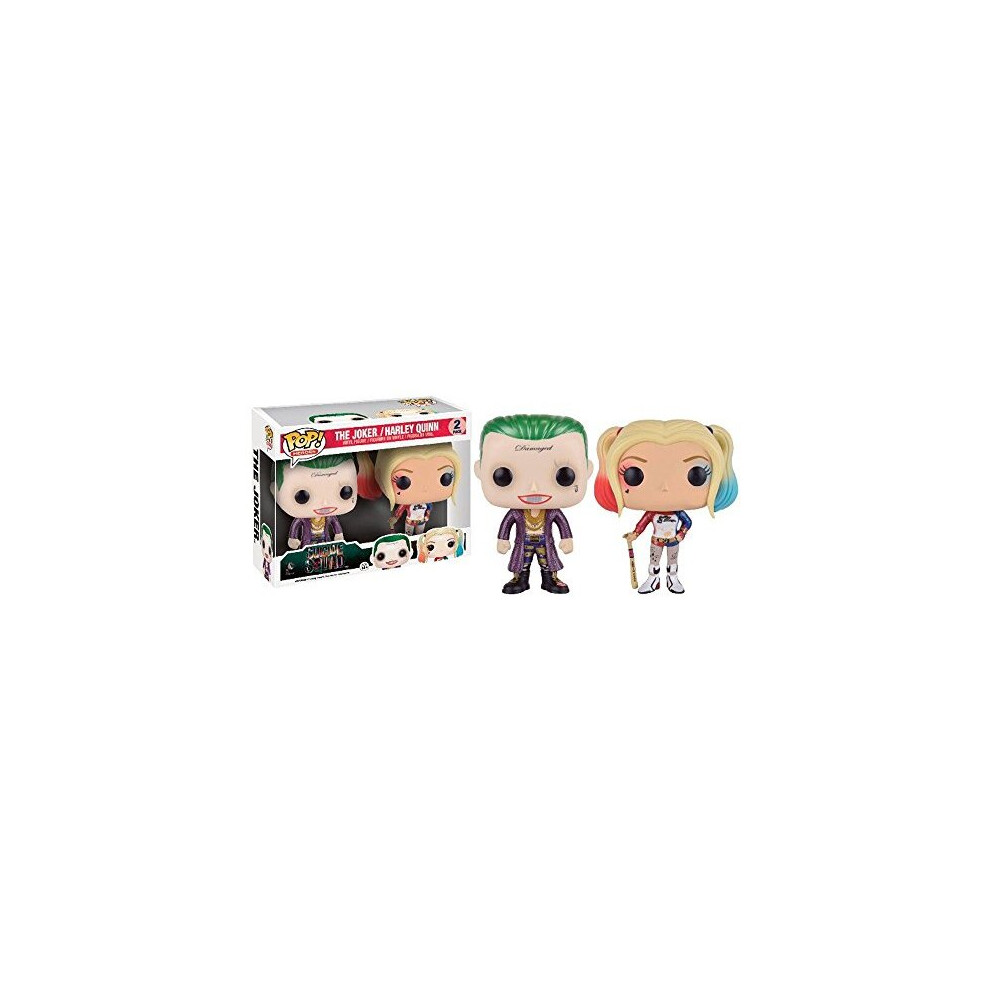 Funko Pop! Suicide Squad FYE Exclusive 2pk Joker and Harley Quinn