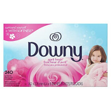 Downy Droger Bladen Wasverzachter, April Fresh, 240 stuks