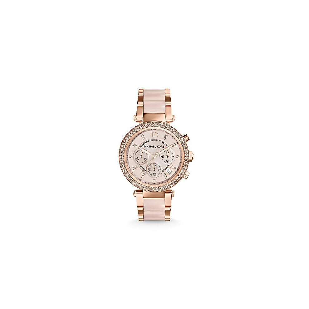 Michael Kors Analog Rose Dial Womens Watch - MK5896