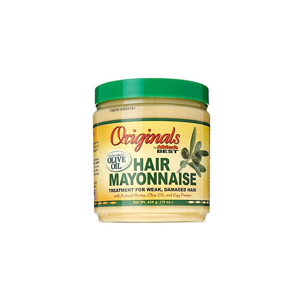 Africas Best Orig Hair Mayonnaise 15 Ounce Jar (443ml)