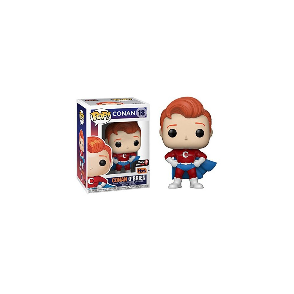 Funko Pop! Conan OBrien Superhero Exclusive Vinyl Figure