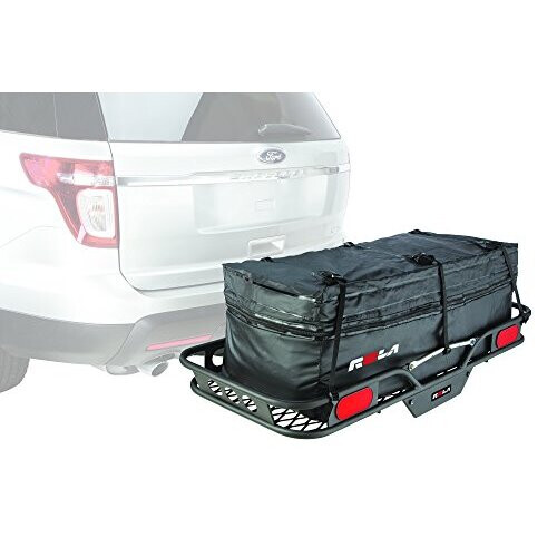 ROLA 59102 Wallaroo Cargo Bag Rainproof Expandable Hitch Tray Carrier Black on OnBuy