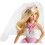 Barbie Barbie Κούκλα Νύφη με Ρούχα & Αξεσουάρ, Ξανθιά Νύφη σε Λευκό & Ροζ Φόρεμα 2